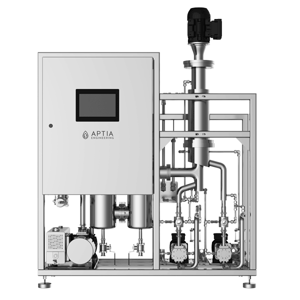 Aptia Engineering WFD-V12 Wiped Film Distillation Front View