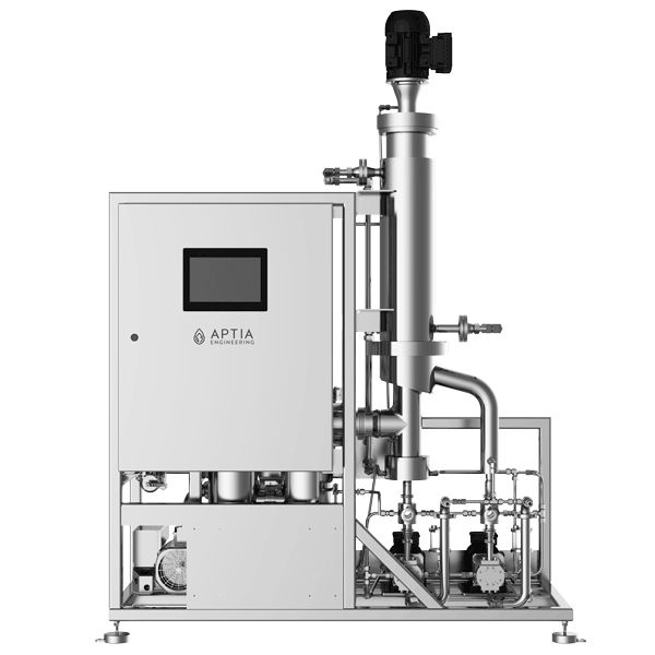 Aptia Engineering WFD-V12 Wiped Film Distillation Front View