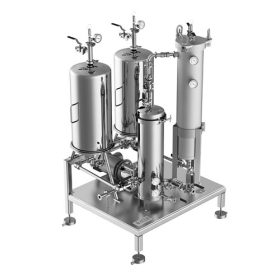 FS4 Four Stage Extract Filtration Skid - 3/4 View