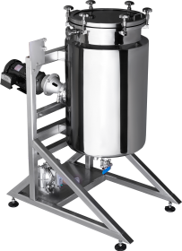 Aptia_R30_Trans_3Q_COMP_V2 Hemp Crystallization Winterization Reactor 30 Gallon