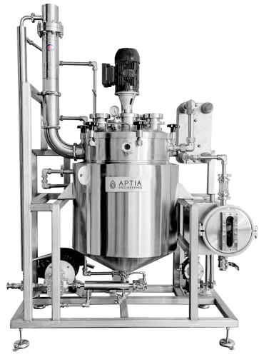 Front View of the R60-FFE, Solvent Recovery Unit for Hemp and Cannabis - Designed by Aptia Engineering