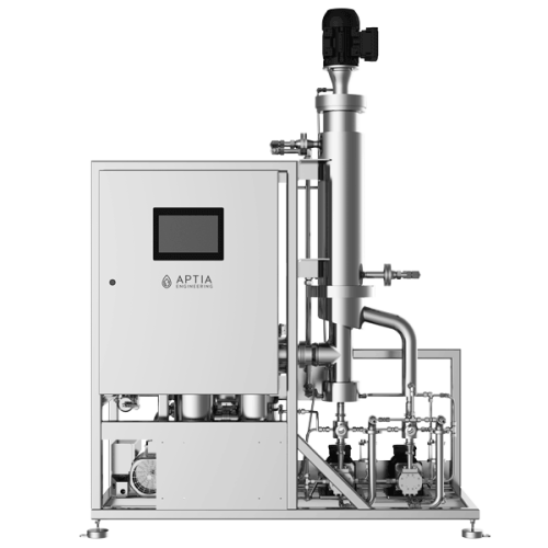 Aptia Engineering WFD-V36 Wiped Film Distillation Front View